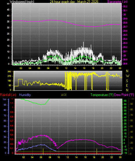 24 Hour Graph for Day 21